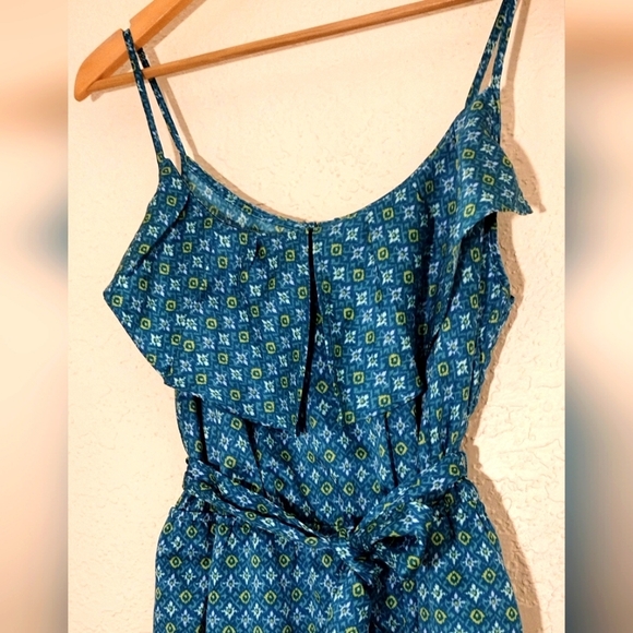 GAP Elegant Blue Patterned Dress - Picture 5 of 8